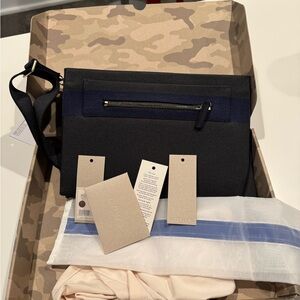 Rothy's Slate Black and Blue Retired Crossbody Bag New w Tags